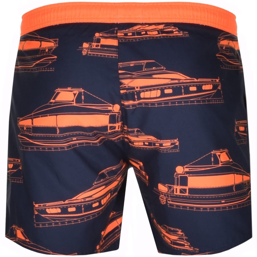 Alternative Image for ProductBOSS HUGO BOSS Piranha Swim Shorts Navy2